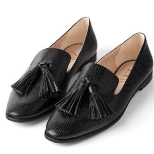 Zara Animal Print Tassel Loafers - sz36